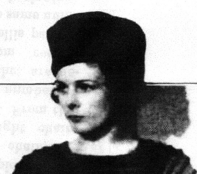 Cossack Note in Knitted Tunic and Cap (Cap)