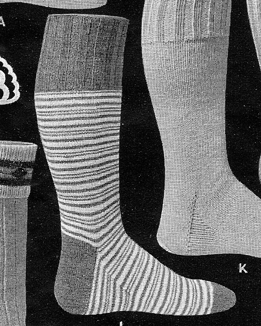 Men's Striped Socks 12J