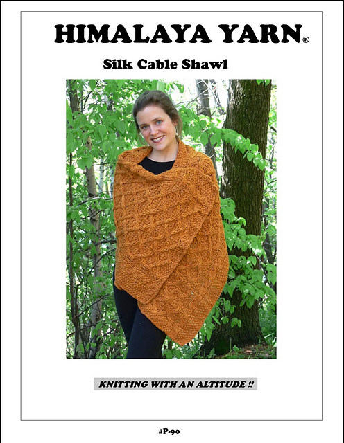 Silk Cable Shawl