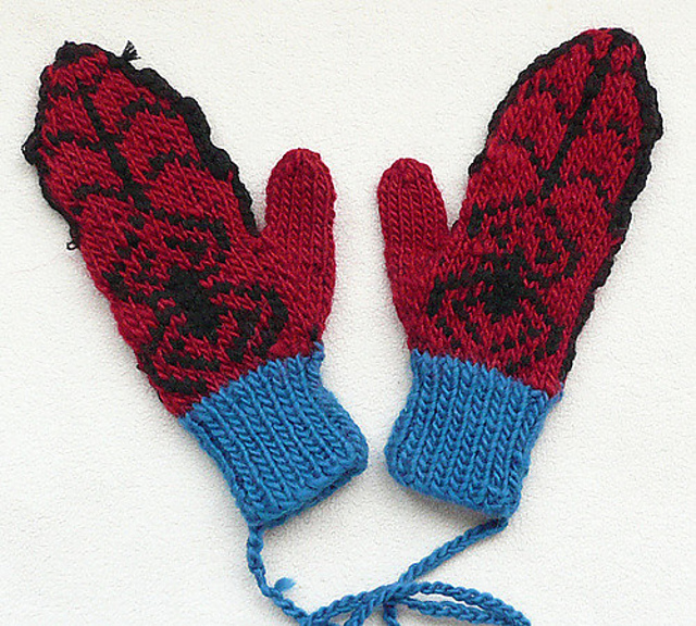 Spiderman Mittens