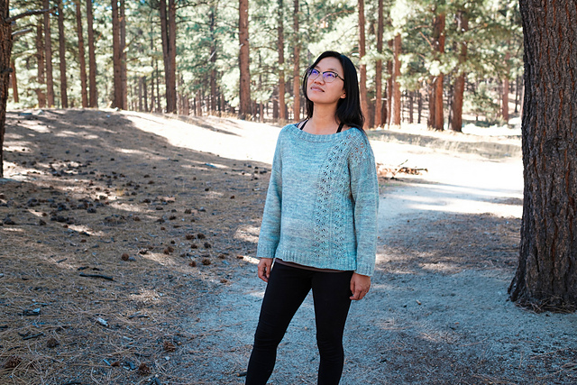 Frosty Fern Sweater