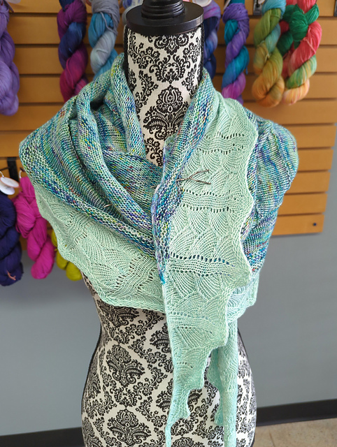 Rainbow Fish Shawl