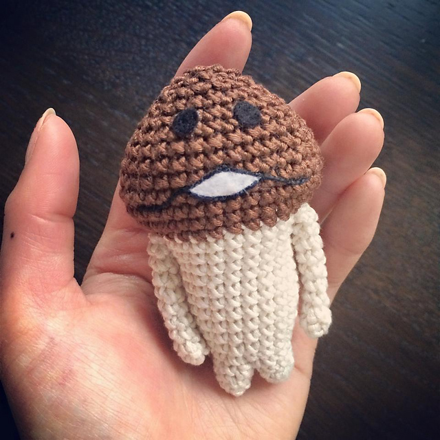 Nameko Funghi Amigurumi