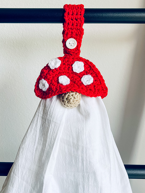 Mushroom Gnome Towel Holder