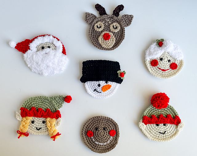 Christmas Character Applique Set