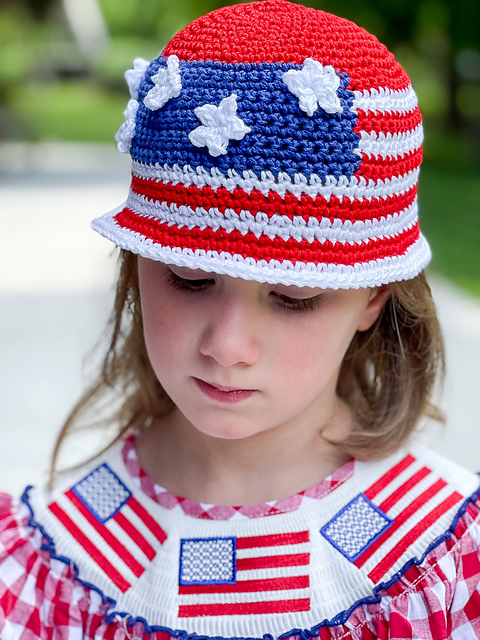 Stars & Stripes Flag Bucket Hat