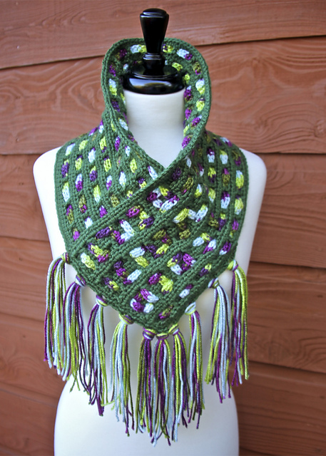 Cascading Colors Cowl