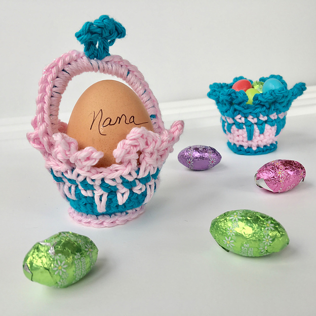 Crown Easter Basket Egg Cozy