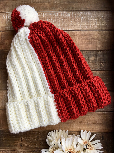 Harvest Herringbone Color Block Hat