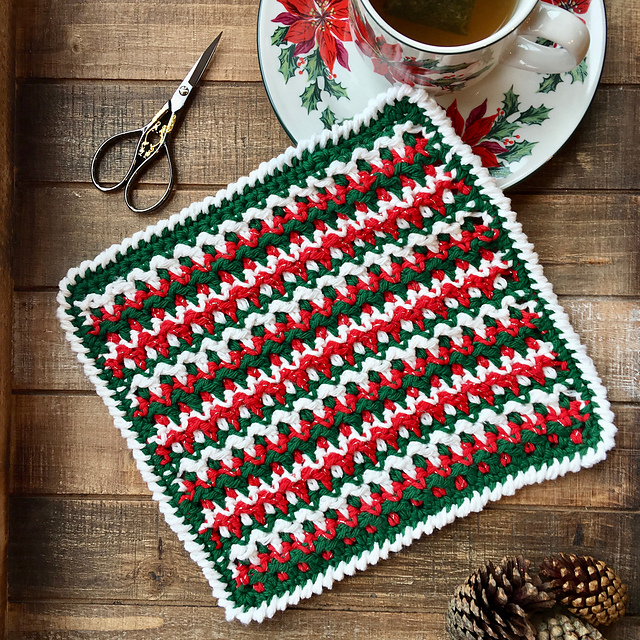 Any Holiday Textured Dishcloth