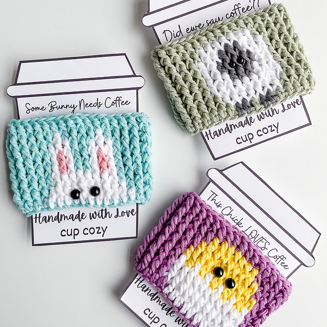 Easter Cup Cozy Set
