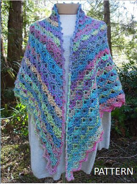 Ravelry: Showy Shells Shawl pattern by Nancy Brown