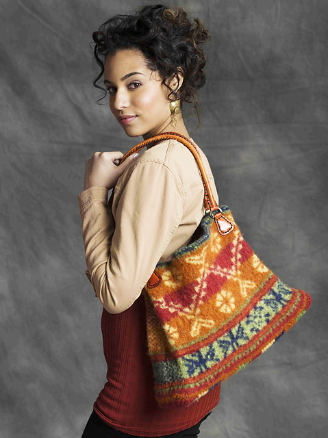 Taquille Island Felted Tote
