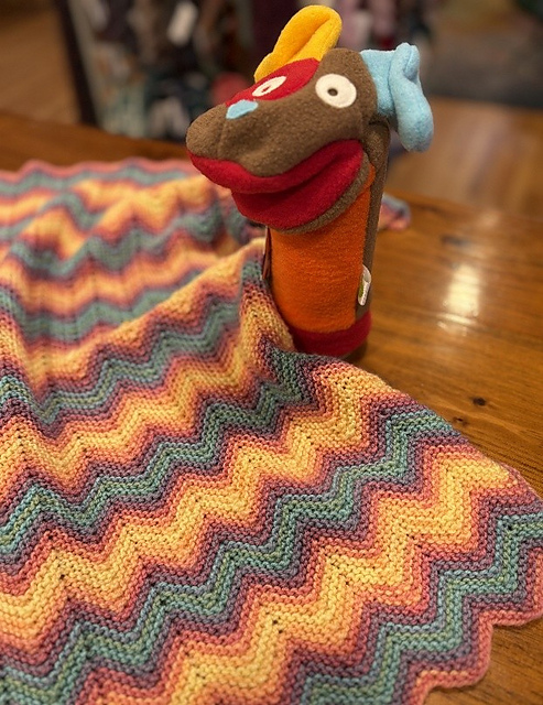 Zig Zag Spirit Baby Blanket
