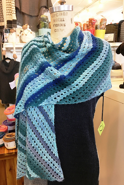 Seafoam Symphony Shawl