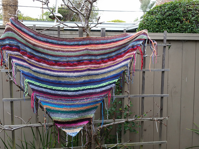 Garter Stitch Shawl