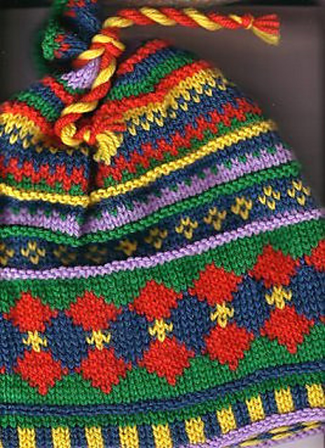 Multicolor Funnel Hat - Twist and Tie