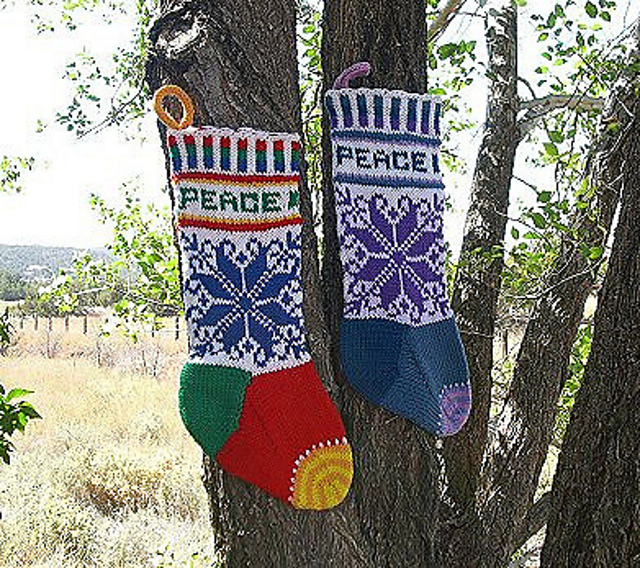 Midnight Clear Christmas Stocking