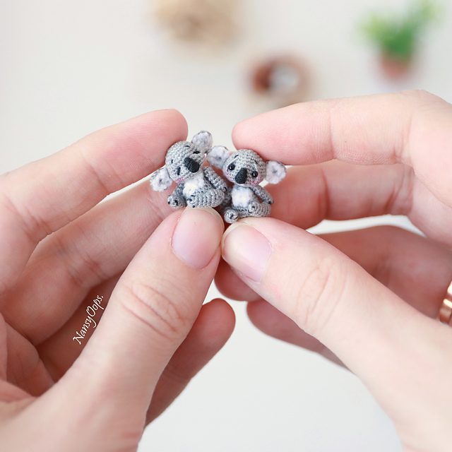 Ravelry: Micro Koala 2 cm pattern by Anastasia Sarkisian
