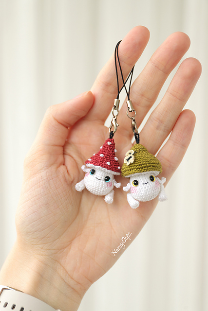 Mushroom key fobs