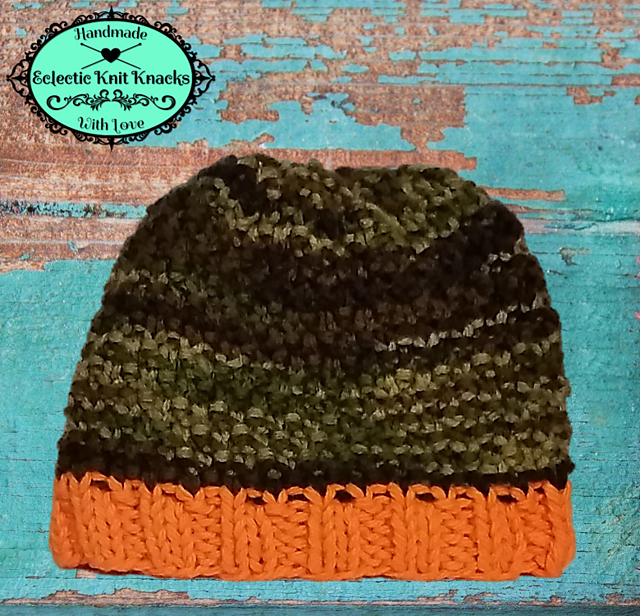 Baby Camo Knitted Hat