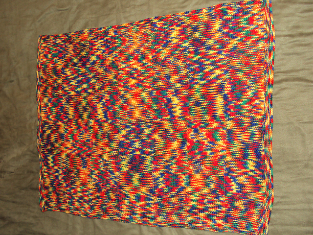 Variegated Baby Afghan