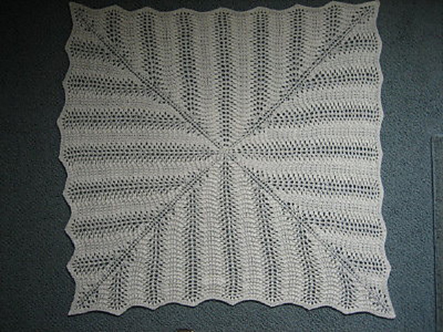 Old Shale Lace Blanket
