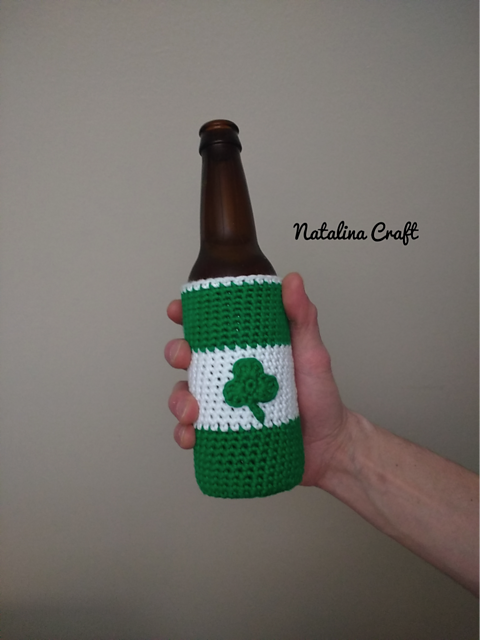 Beer Bottle Cosy (St Patrick)