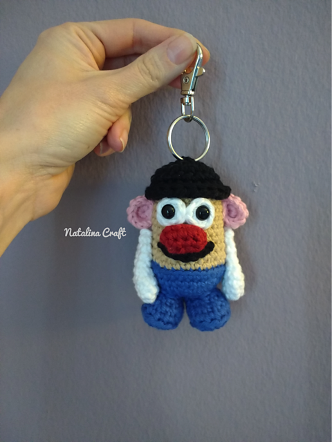 Mr Potato Head Keychain