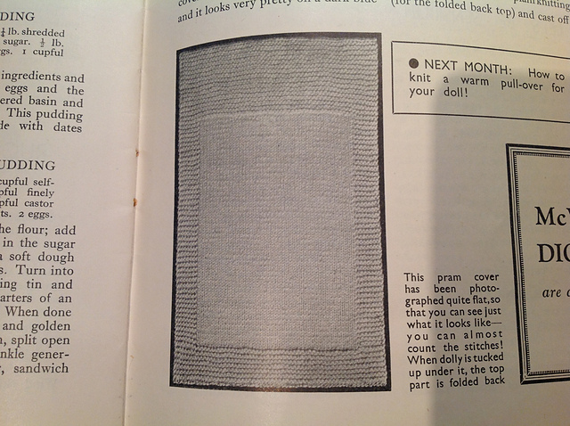 A Coverlet for the Doll's Pram