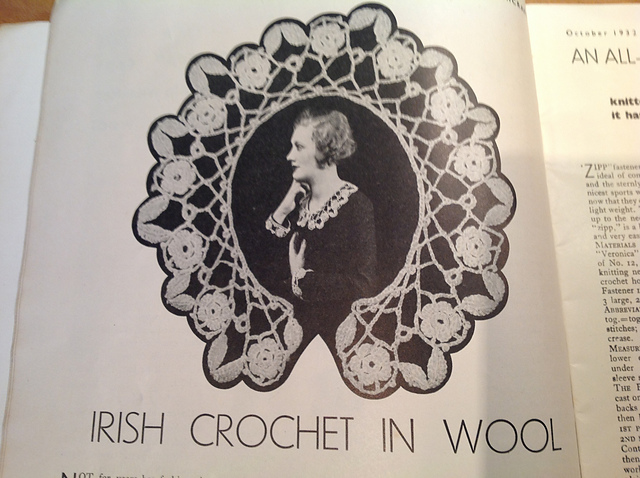Irish Crochet in Wool