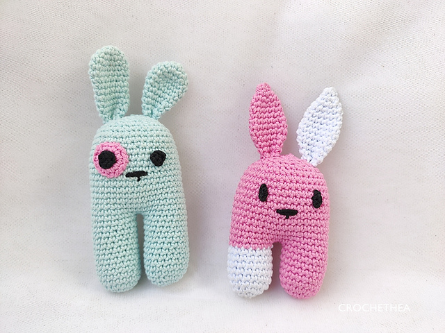 Blop and Kippi Bunny Amigurumi