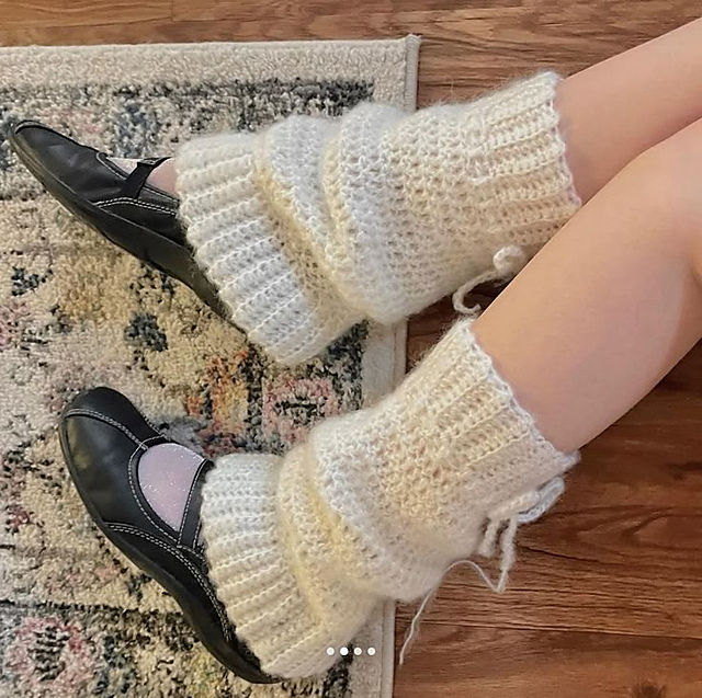 Chunky leg warmers
