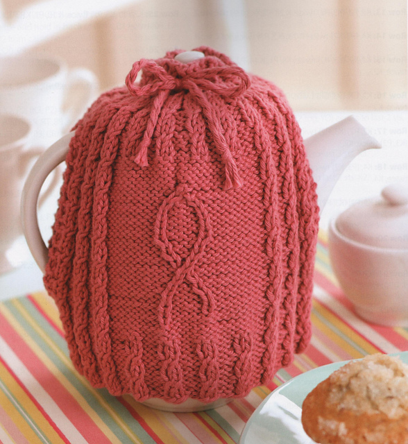 Knitting For A Cure Teapot Cozy
