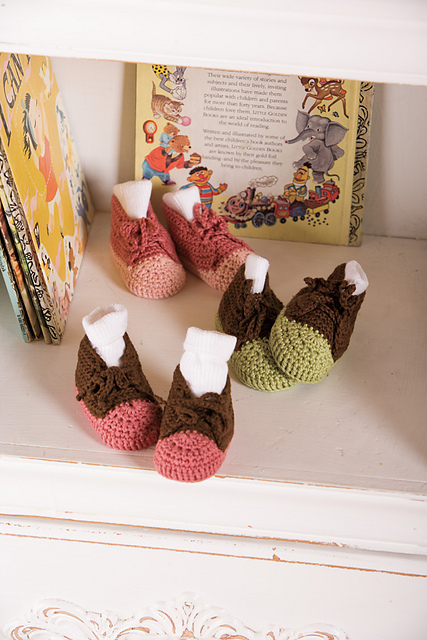 Crocheted Baby Sneakers