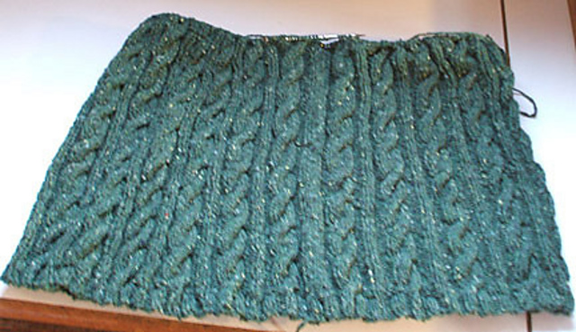 #11 Cabled Crewneck Pullover for Men