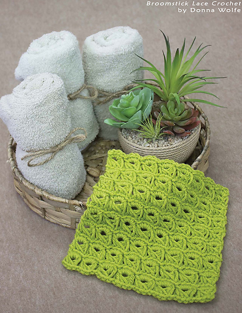 Broomstick Lace Dishcloth