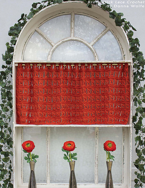 Broomstick Lace Curtain