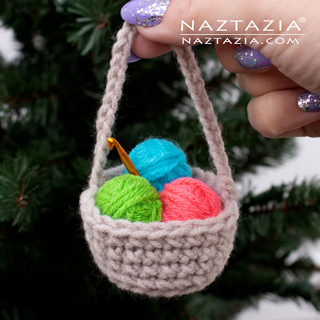 Yarn Basket Ornament