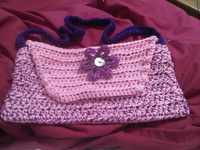 Blue Envelope Purse