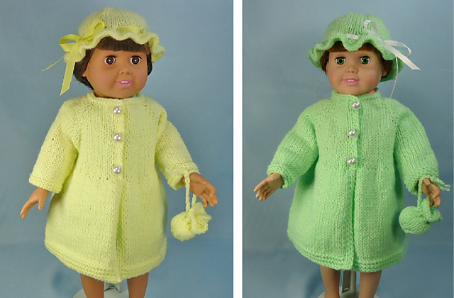 Spring Coat and Hat with Matching Purse