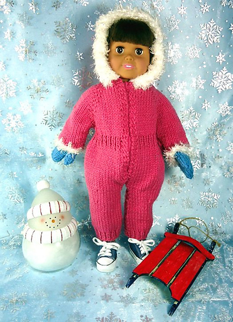 Snowsuit with Accessories for 18-Inch Dolls