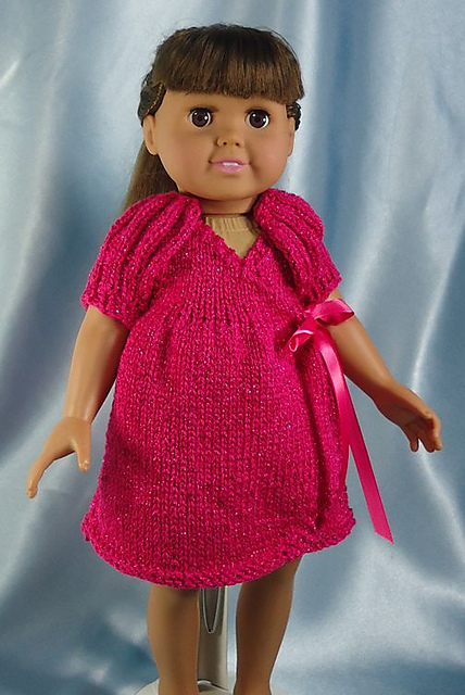 All Occasion Wrap Dress and Shrug for 18" Doll