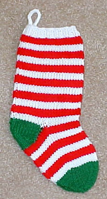 2 Needle Holiday Stocking