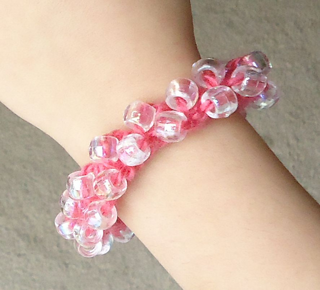 Easy Knit Beaded Bracelet