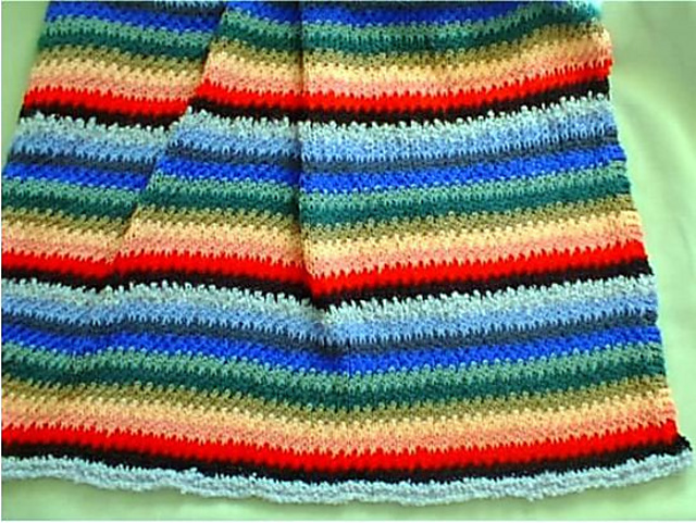 Scrap Yarn Afghan