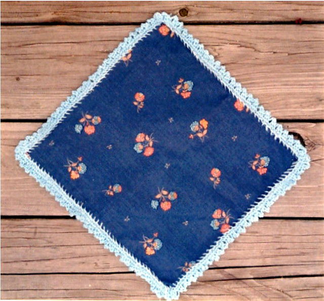 Knit Edge Hankie / Napkins
