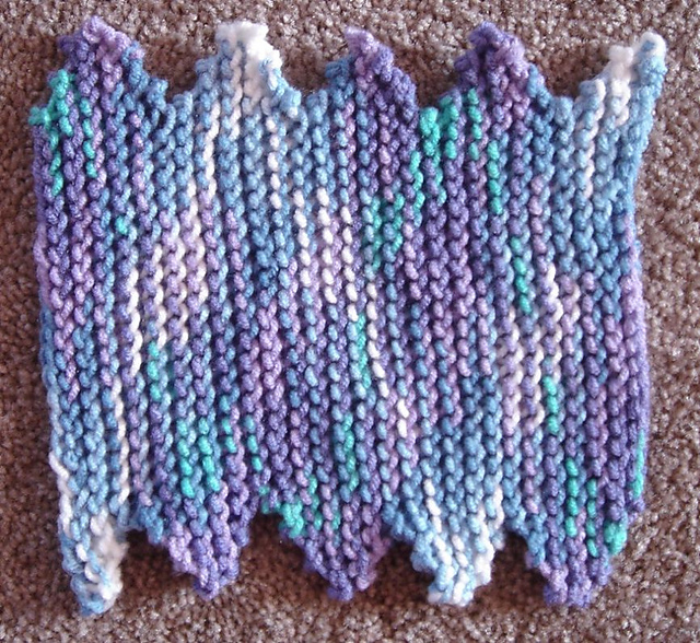 Zig Zag Dishcloth
