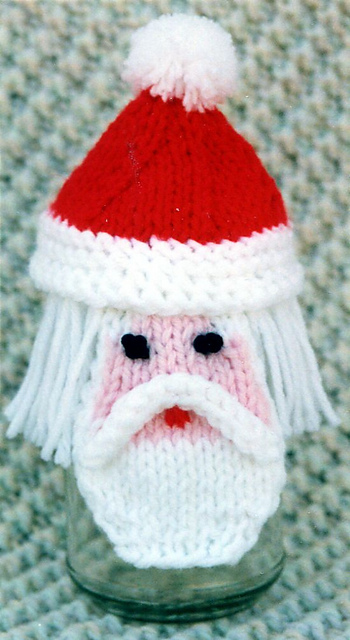 Santa Jar Topper
