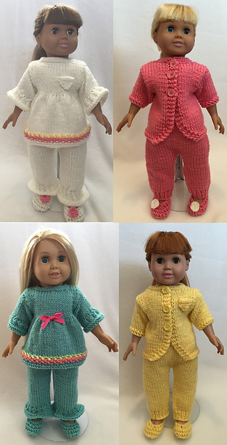 Cozy Winter Pajamas for Dolls